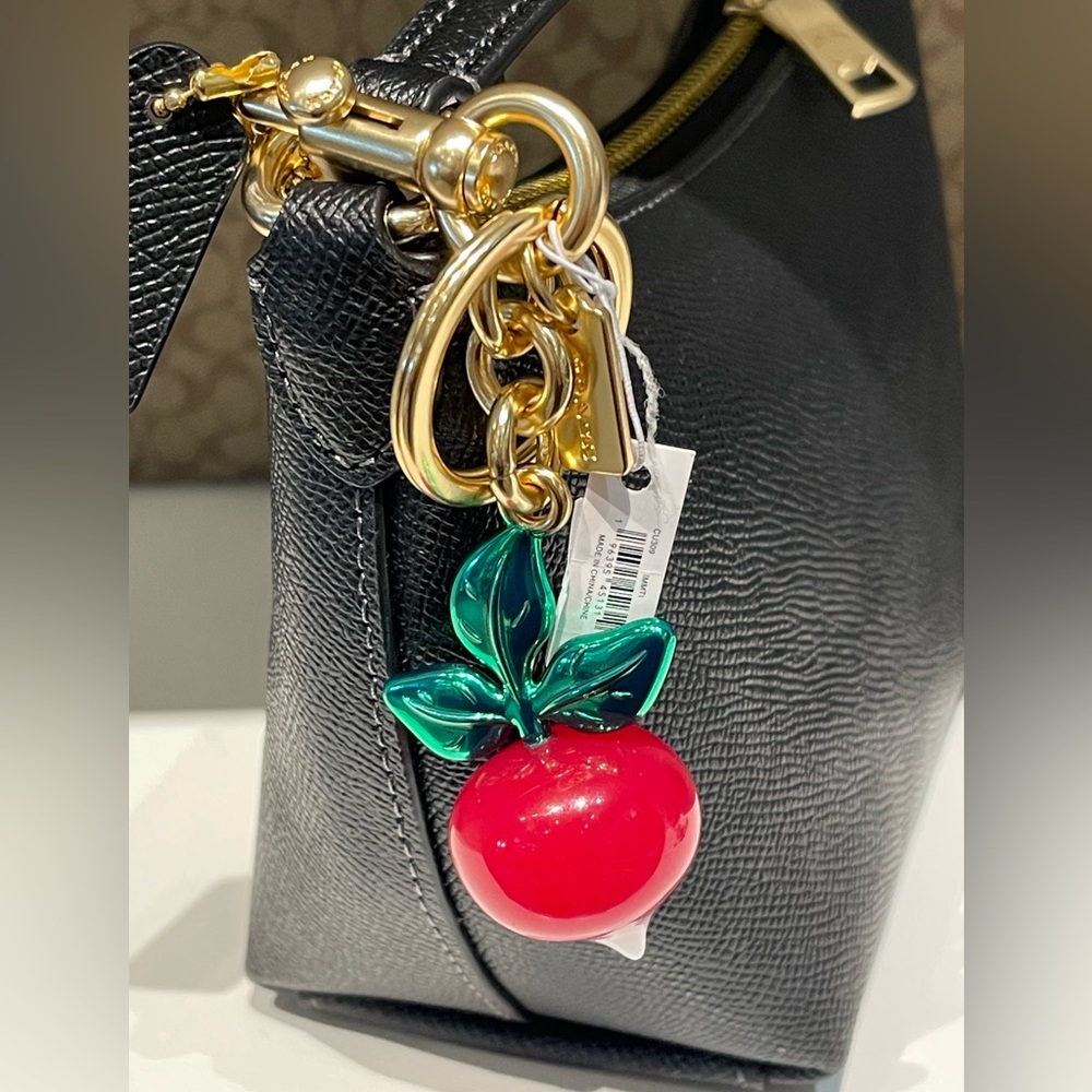NWT Coach X Observed By Us CU309 3D Radish Bag Charm Keychain